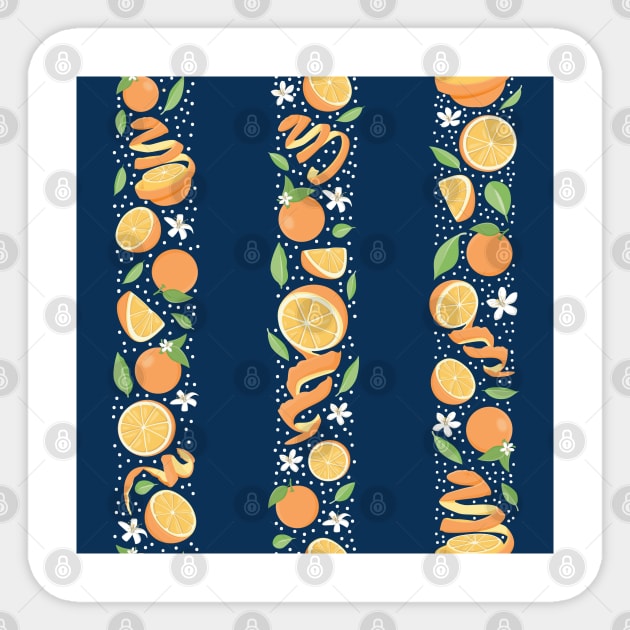 Orange Fields Sticker by CrystalColleen